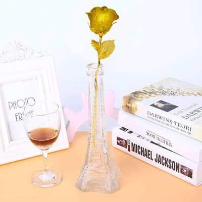 

Gobestart 24K Rose Artificial Flower Unique Gifts Thanksgiving Day Birthday For Wife Women