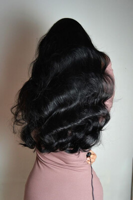 

Amazing Star Brazilian Virgin Hair Body Wave 360 Lace Front Wig Human Hair Pre Plucked Frontal with Baby Hair Natural Color