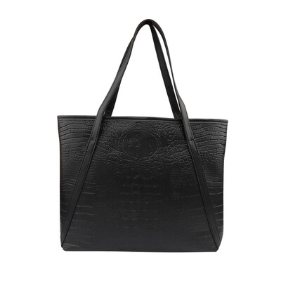 

Tailored 2017 new fashion casual glossy alligator totes large capacity ladies simple shop