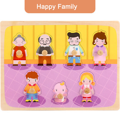 

Tailored Childrens Puzzle Grasp Board Puzzle Birthday Boy Girl Educational Toy