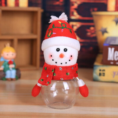 

Portable Lovely Christmas Penguin Candy Jar Lastics Transparent Gift Box Christmas Supplies Childrens Gifts Decoration