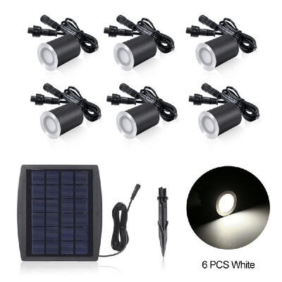 

32V 02W 8PCS Solar Deck Lights IP65 Waterproof Solar Garden Light Sensing Garden Paths Underground Lamp LED Floor Light Warm Whi
