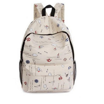 

Fashion Casual All-match Backpack Large Capacity Schoolbag Portable Shoulder Bag For Women