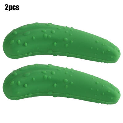 

Greensen 2pcs Vegetable Cucumber Shape Silicone Wine Stopper Leak-proof Wine Bottle Stopper