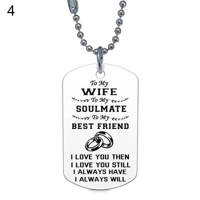 

Fashion Couple Necklace Unisex Bead Boyfriend Girlfriend Husband Wife Jewelry