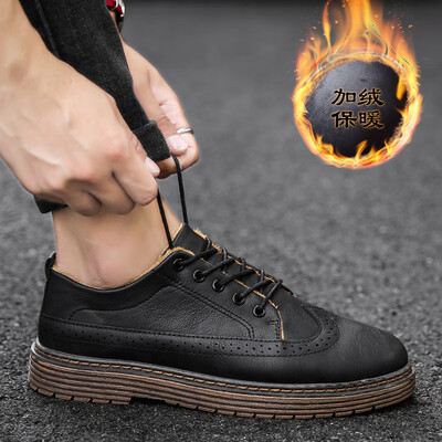 

Mens shoes summer new mens England wild Korean version of the trend of casual shoes shoes shoes tide shoes warm plus velvet shoes