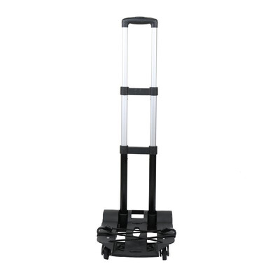 

Portable Foldable Luggage Shopping Travel Cart Flatbed Trailer Trolley Barrow with Two Universal Wheels&Two Truck Wheels