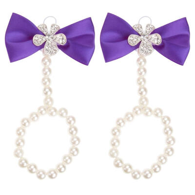 

Newborn DIY Pearl Shoes Diamond Flowers Decorated Feet Baby Ring