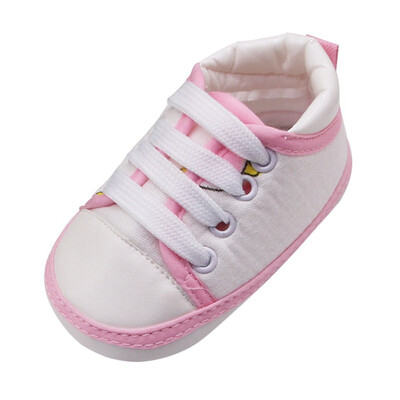 

Baby Shoes Kids Toddler Casual Lace-Up Sneaker Soft Soled Baby Crib Shoes First Walkers 0-18M