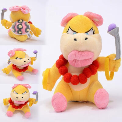 

Super Mario Bros 7&quot Wendi Wendy O Koopa Koopalings Plush Doll