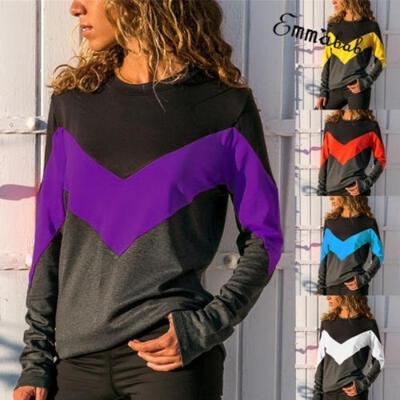 

Womens Long Sleeve Hoodies Pullover Sweatshirt Ladies Winter Jumper Tops Blouses