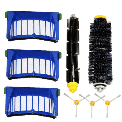 

Replacement For iRobot 600610620625630650660 Cleaner Filter Side Brush Roller Brush Set Cleaning Robot Parts