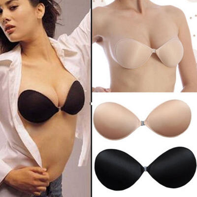 

Silicone Gel Invisible Bras Self-adhesive Stick On Push Up Strapless Backless