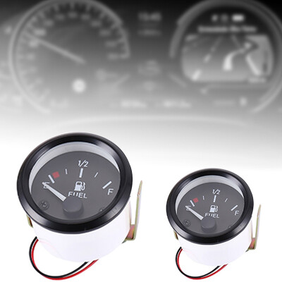 

52mm2" DC 12V Measure Fuel Leve Oil Meter Sender Sensor E-12-F Pointer Car Fuel Level Gauge