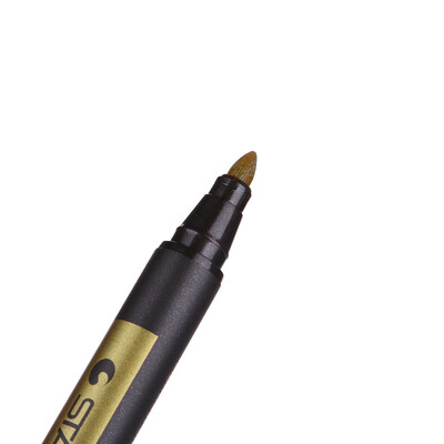

Siaonvr 1 Pcs Assorted Colored Metallic Permanent Paint Markers Pen Metallic Marker B