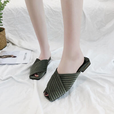 

Rose Fashion Home Female Slippers Fish Mouth Mother Shoes Trend Female Sandals