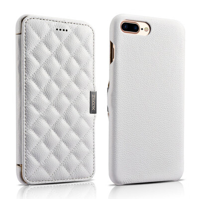 

For Cover iPhone 7 Cases Coque Flip Case Anti-Knock For Funda iPhone 7 Plus Case Luxury Real Leather Women Fashion Hoesjes Dames