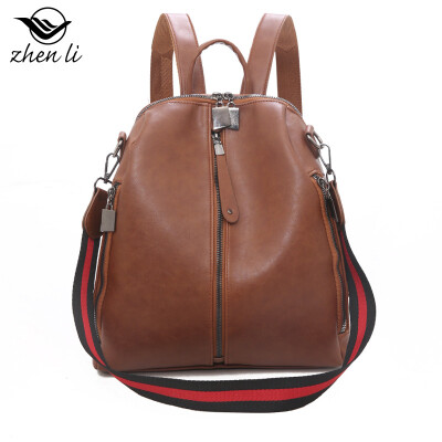 

Korean version of the new ladies fashion bag soft face popular pu backpack