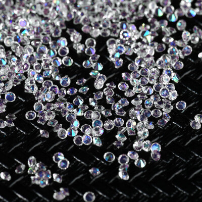 

Toponeto 2000Pcs 3MM DIY Diamond Table Confetti Clear Crystal Events Party Accessories