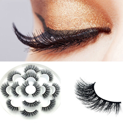 

〖Follure〗7Pair Luxury 6D False Lashes Fluffy Strip Eyelashes Long Natural Party