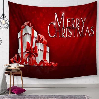 

Tailored Christmas Tapestry Santa Print Wall Hanging Tapestry Art Home Decor