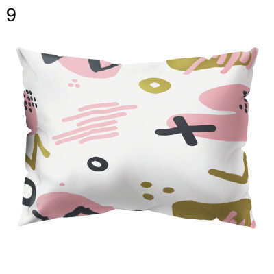 

Multicolor Irregular Pattern Pillow Case Cushion Cover Bed Car Cafe Office Decor