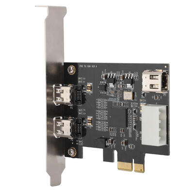 

Greensen PCI -E 1X to 3-port 1394A 2 out of 1 Riser Card 800Mbps Video Capture Card FireWire 800 PCI PCI Express