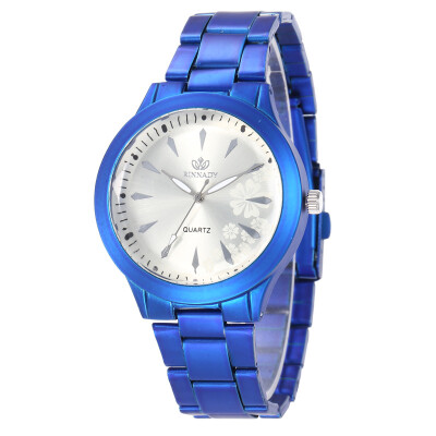 

Fashion new hot sale scale steel belt men&women watch students popular simple watch