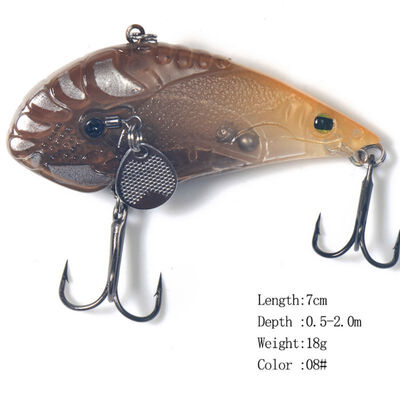 

road sub-bait long-range lure sea fishing deep water tremor swimming ring carp cockroach black fish bait shrimp shape