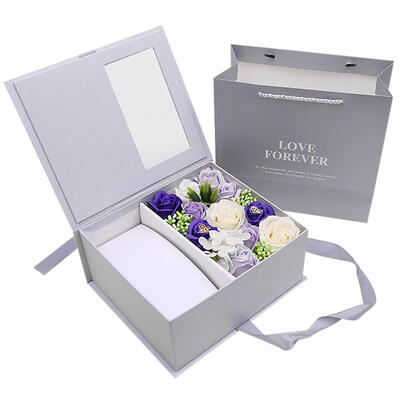 

Surprise Box Simulation Rose Soap Flower Gift Box Valentine Birthday Gift