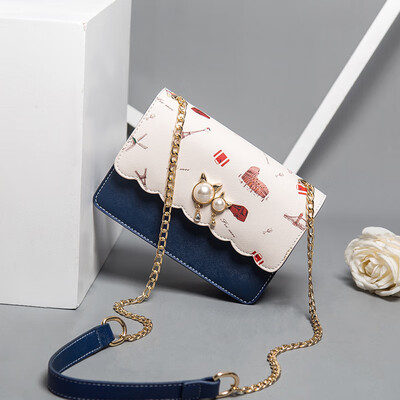 

Summer Internet celebrity ins single shoulder girl Korean version of the chain slanted bag for students fashion