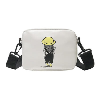 

Cartoon Printing Square Shoulder Handbags Women PU Leather Crossbody Bags