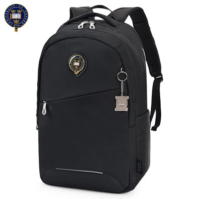 

Oxford University Schoolbags male&female students large capacity splash-proof backpack trend fashion casual backpack X556 black