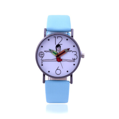 

New ladies creative gymnastics sports dial quartz