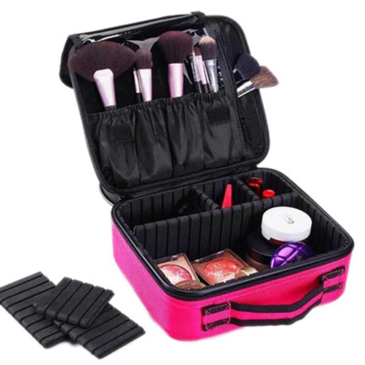

2019 Men&Women Travel Makeup Case Unisex Waterproof Cosmetic Make Up Bags Adjustable Travel Toiletries Organizer Kit