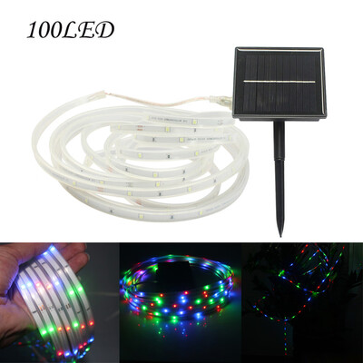 

〖Follure〗Solar LED Strip Light 100LED Outdoor Lawn Romantic Decoration Fairy Light Strip