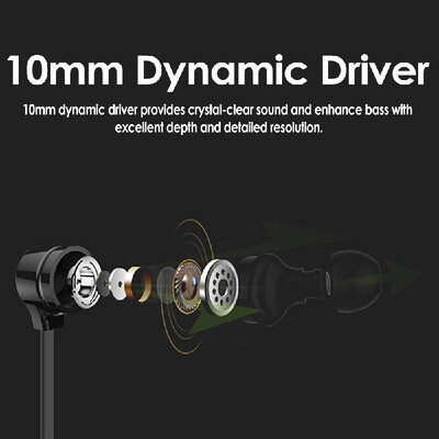 

ZEALOT H1 Sports Bluetooth Headset CSR8635 Wireless Stereo Headphone LED Foldable Neckband Earphones Sweatproof with Microphone
