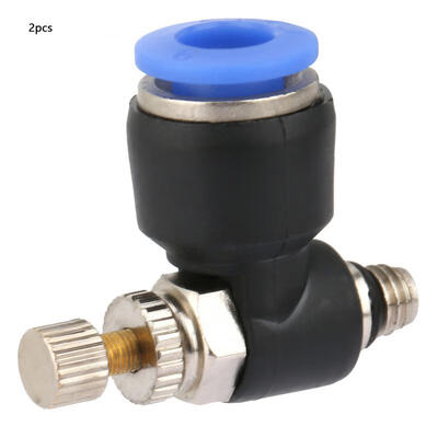

Greensen 2pcs Tube Air Flow Speed Controller Pipe Pneumatic Fitting Regulator ValveSL6-M5