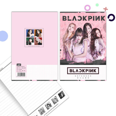 

Kpop BTS Blackpink Notebook Pocketbook Note Pad Diary Workbooks Hardcover Memo Book Lined Pages for Diary JournalBlackpink-1
