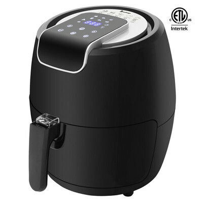 

37 Quart Large Digital Air Fryer w LCD Screen&Non-Stick Coating wDetachable Basket