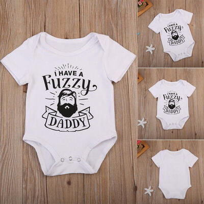 

Infant Kids Clothes Fashion Newborn Toddler Baby Boys Letter Printed Romper Bodysuit