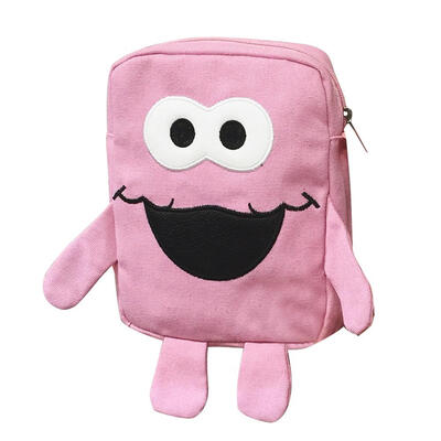 

Canvas Shoulder Messenger Packs Cartoon Pattern Women Crossbody Phone Bags