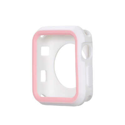 

Soft Silica Gel Watchcase Breakingproof Protective Watch Cover For Apple Watch 32