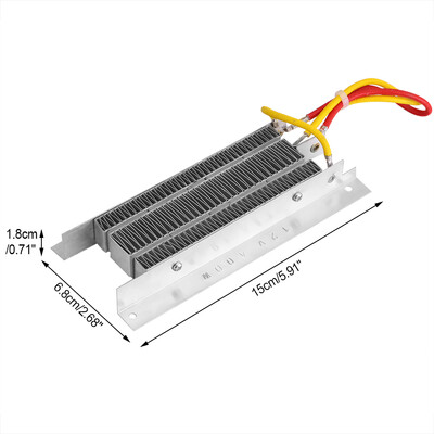 

Greensen 12V 400W Electric Ceramic Heater Thermostatic Insulation PTC Heating Element Air Heater PTC Air Heater