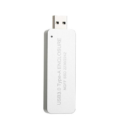 

NGFFM2 SSD to USB 30 Type-A Portable Hard Drive Retractable External Enclosure Case