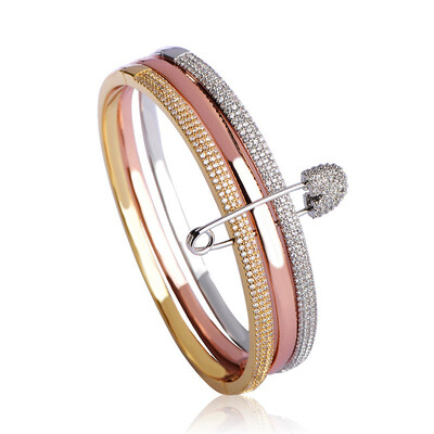 

Blucome pin bracelet ring set bracelet ring jewelry set 7257