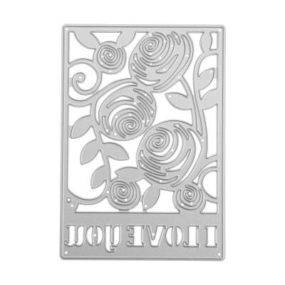 

I Love You Metal Stencil Cutting Die Scrapbooking Album Card Craft Decor