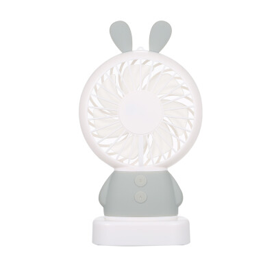 

Mini Handheld Cute&Adorable Fan USB Rechargeable Portable Necklace Desk Table Fan Multi-Color Light 2 Speeds Standing Base Lan