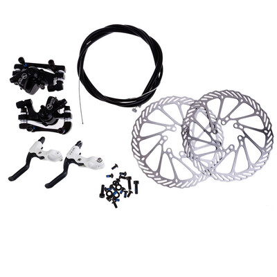 

Cycling NWQ-1 Bicycle Disc Brake Set Kit G3 Rotors 160mm Brake Levers Cable