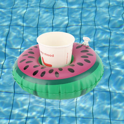 

Greensen Cute Watermelon Cup Drink Coaster Inflatable Floating Swimming Pool Water Cup Holder